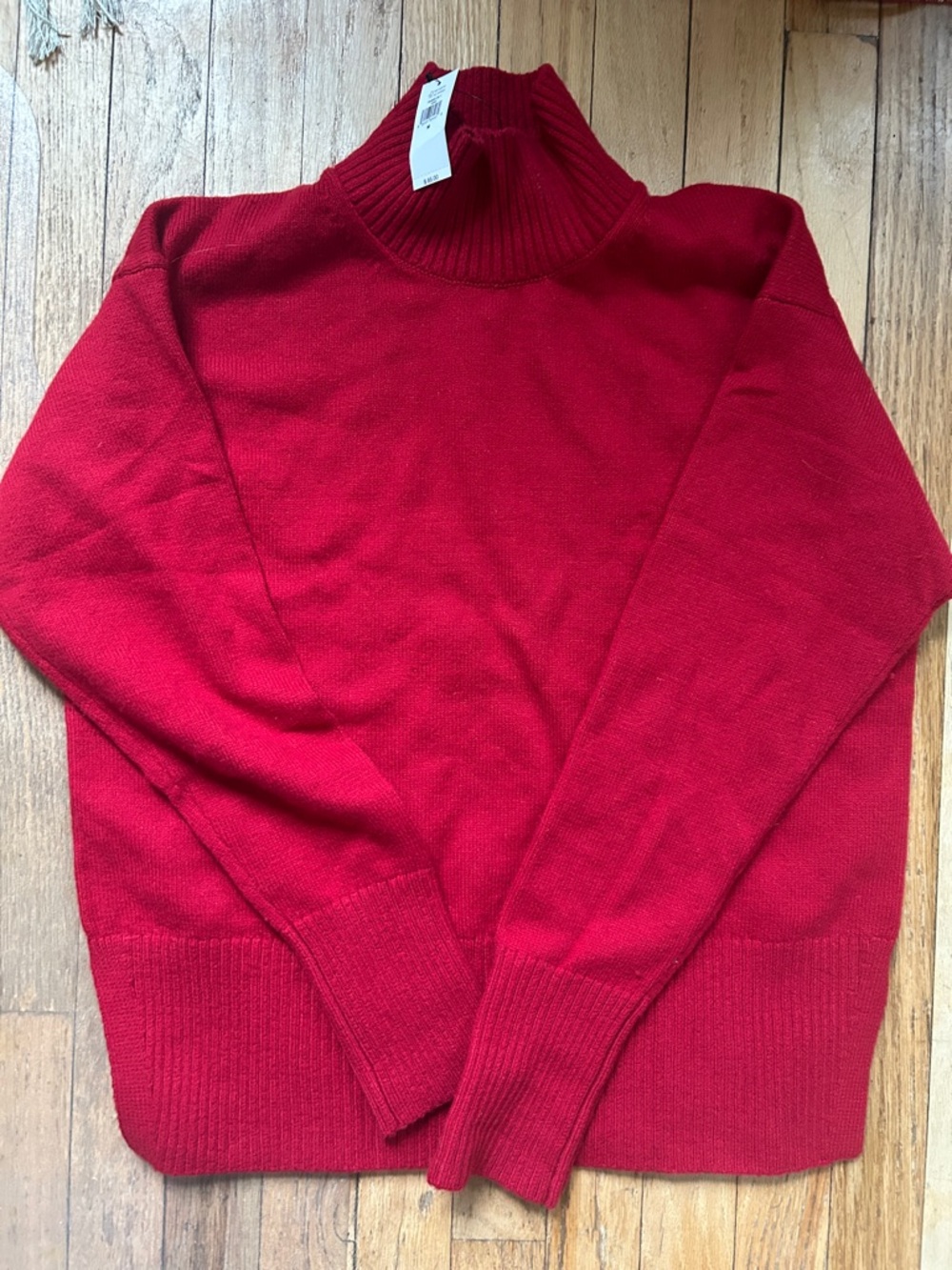 NWT banana republic Cherry Red Turtleneck Sweater